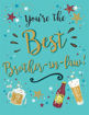 Picture of YOURE THE BEST BROTHER IN LAW BIRTHDAY CARD